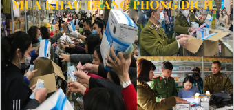 Video xếp hàng mua khẩu trang y tế Quận 10