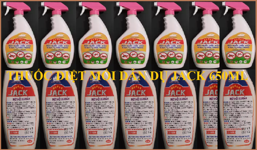 Mua thuốc diệt mối lưu dẫn dạng bình xịt Jack 650ml