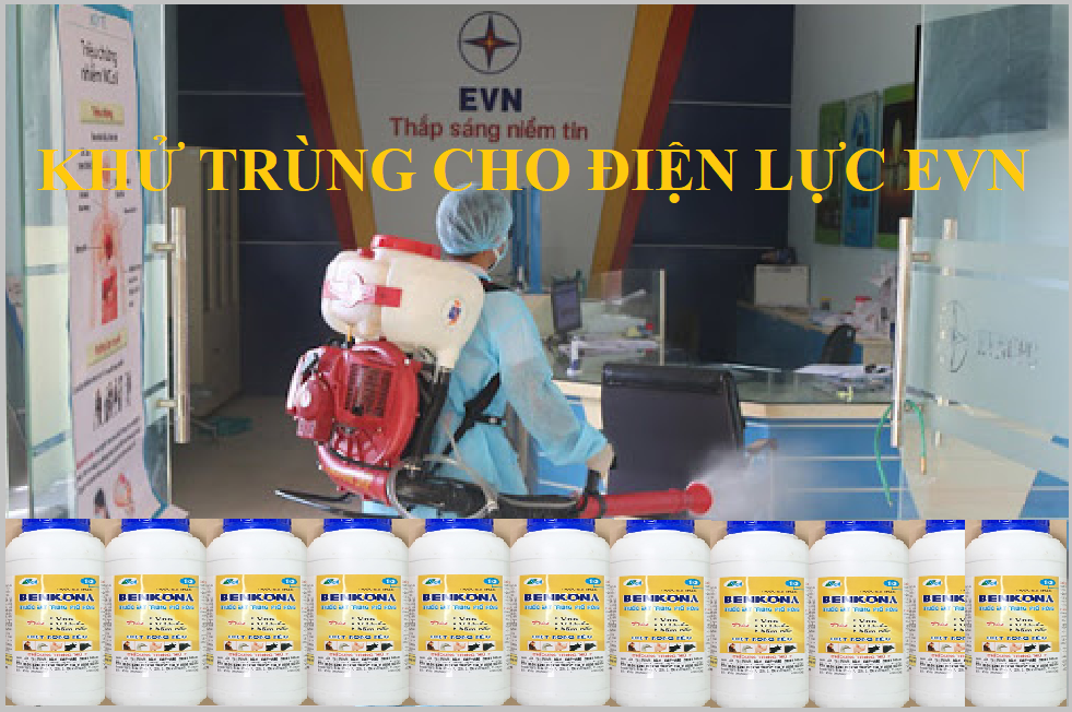 Khử trùng cho Tập đoàn Điện Lực EVN