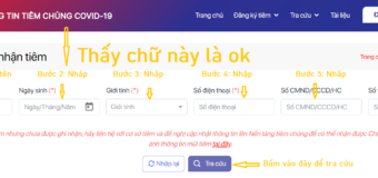 Truy cứu phiếu xác nhận tiêm chủng Covid 19